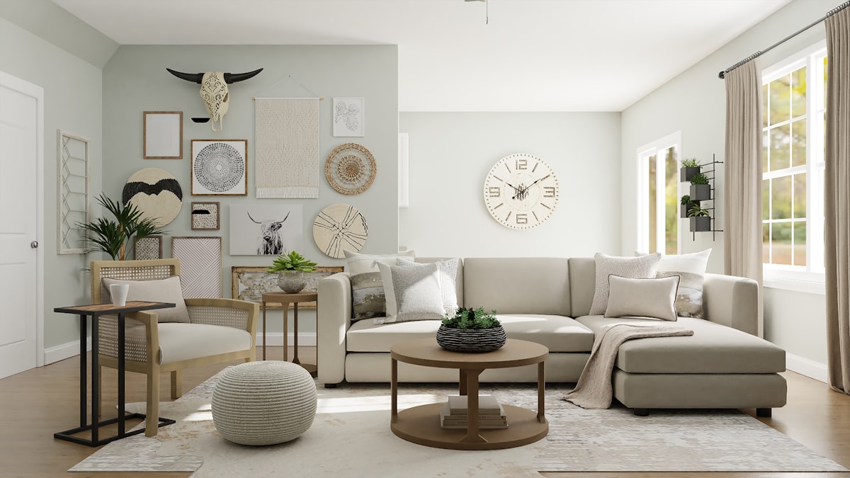 A comfortable, climate-controlled living room