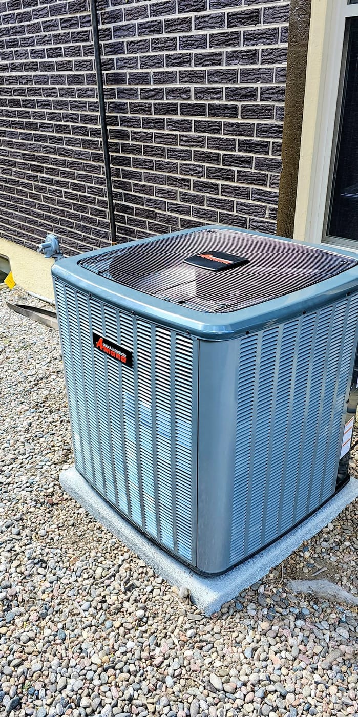 New Amana AC condenser